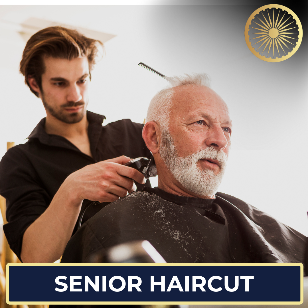 Senior Haircut in Mountian view